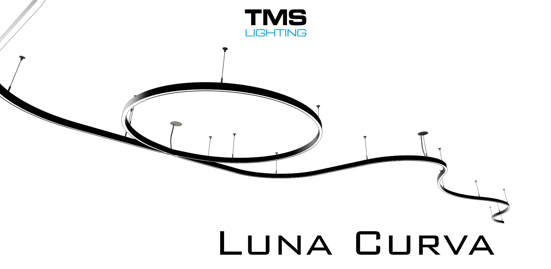 LUNA CURVA Pendant light