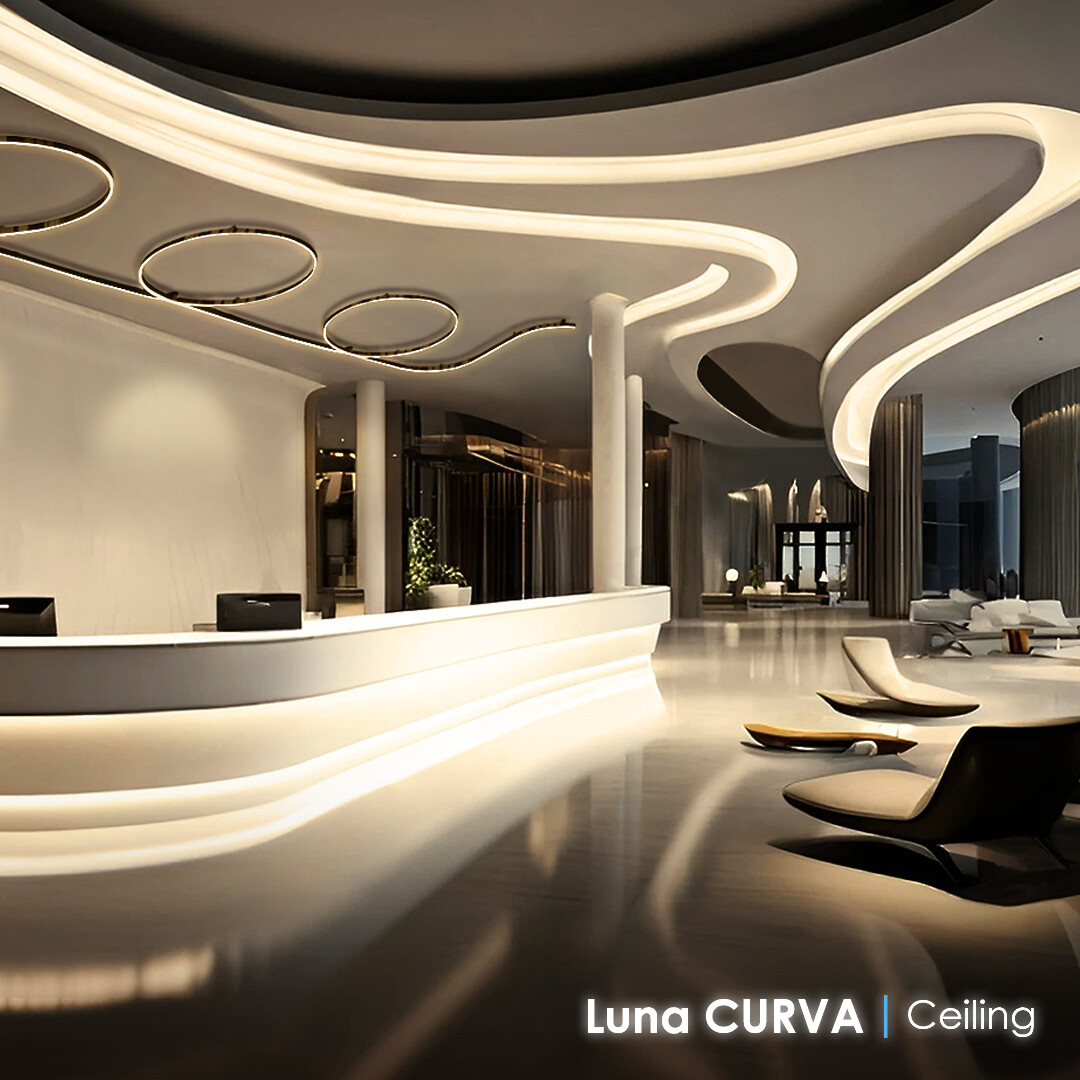 LUNA CURVA Ceiling Light
